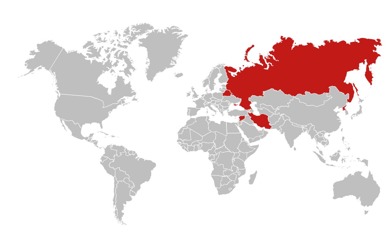 international sanctions countries Oct 2023